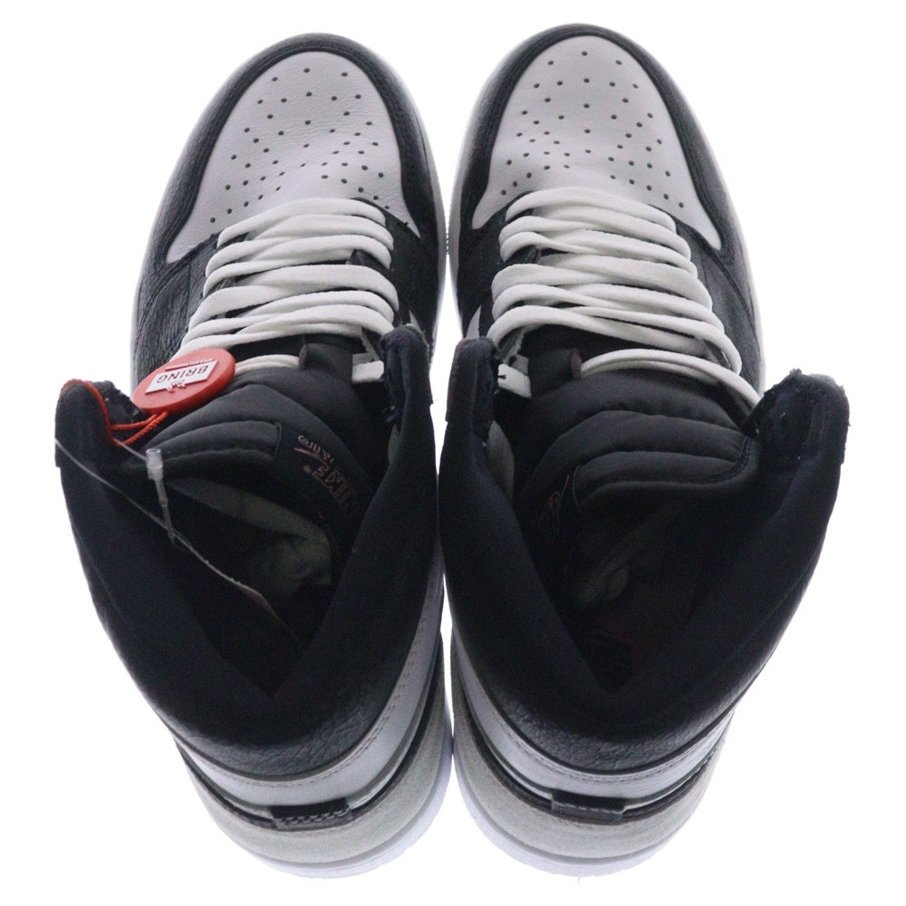 NIKE(ナイキ) AIR JORDAN 1 HIGH OG BLEACHED CORAL エアジョーダン 1 ブリーチドコーラル ハイカットスニーカー グレー US9.5/27.5cm 555088-108