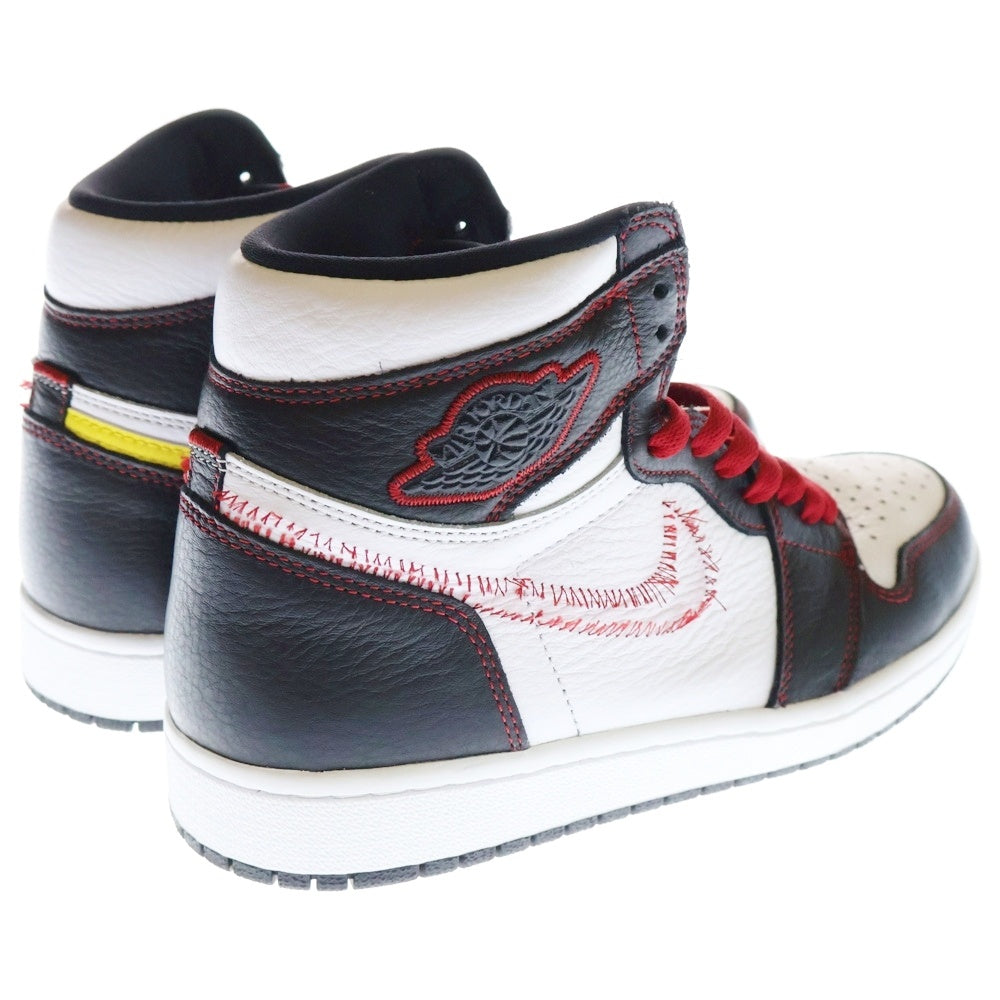 NIKE(ナイキ) AIR JORDAN 1 HIGH OG DEFIANT エアジョーダン1 ディファイアント ハイカットスニーカー ホワイト/ブラック US9.5/27.5cm CD6579-071