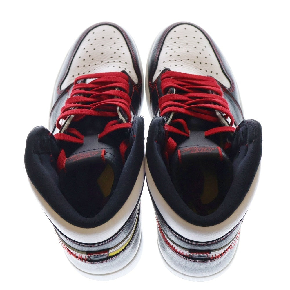 NIKE(ナイキ) AIR JORDAN 1 HIGH OG DEFIANT エアジョーダン1 ディファイアント ハイカットスニーカー ホワイト/ブラック US9.5/27.5cm CD6579-071