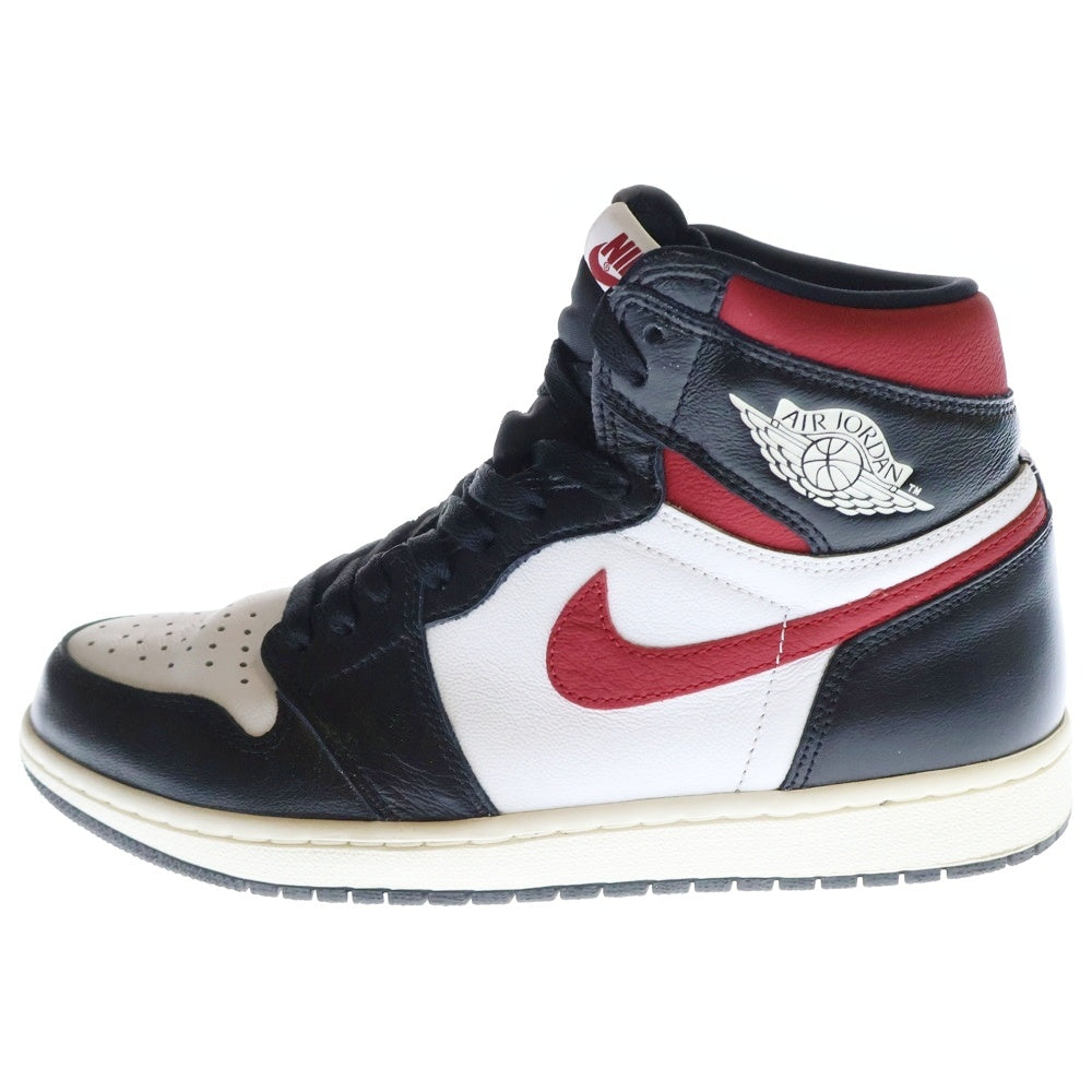 NIKE(ナイキ) AIR JORDAN 1 RETRO HIGH OG GYM RED エアジョーダン1 レトロ ジムレッド ハイカットスニーカー ブラック/レッド/ホワイト US9.5/27.5cm 555088-061