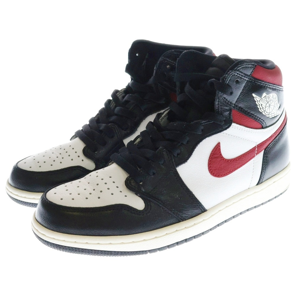 NIKE(ナイキ) AIR JORDAN 1 RETRO HIGH OG GYM RED エアジョーダン1 レトロ ジムレッド ハイカットスニーカー ブラック/レッド/ホワイト US9.5/27.5cm 555088-061