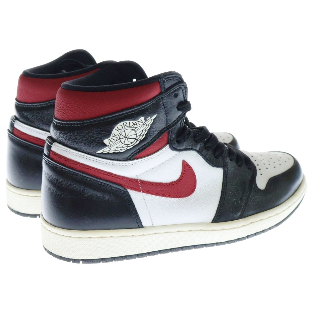 NIKE(ナイキ) AIR JORDAN 1 RETRO HIGH OG GYM RED エアジョーダン1 レトロ ジムレッド ハイカットスニーカー ブラック/レッド/ホワイト US9.5/27.5cm 555088-061
