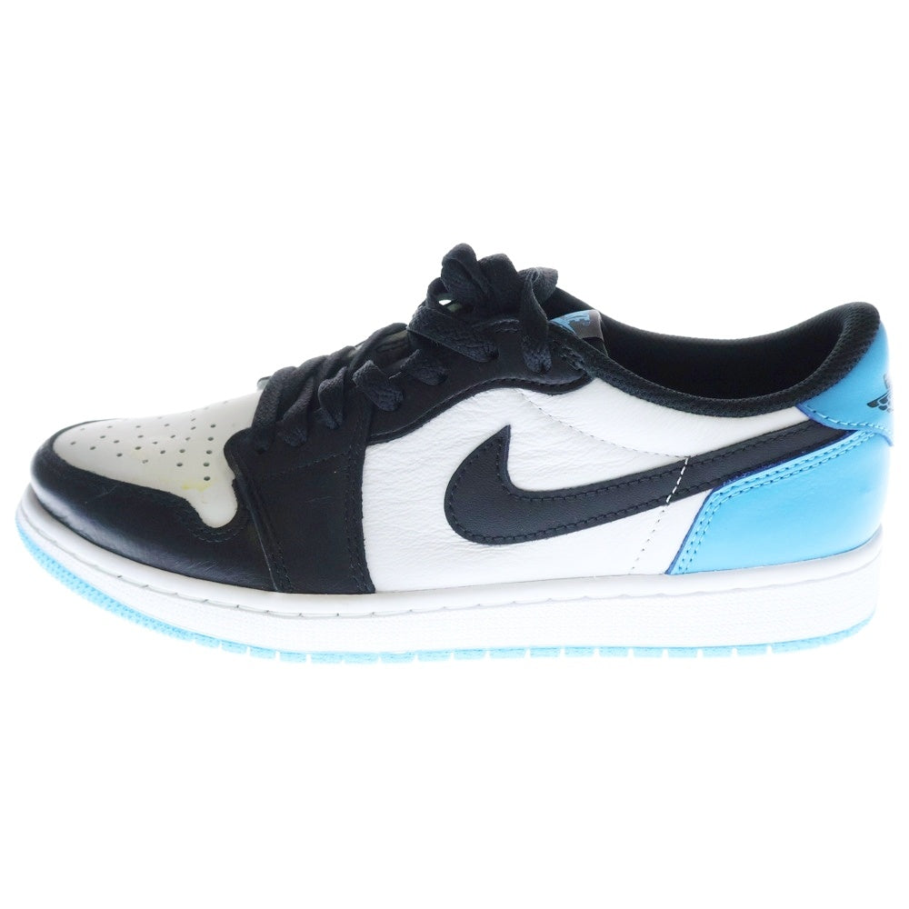 NIKE(ナイキ) AIR JORDAN 1 LOW OG BLACK POWDER BLUE UNC エアジョーダン1 ローカットスニーカー ブルー/ブラック/ホワイト US9.5/27.5cm CZ0790-104