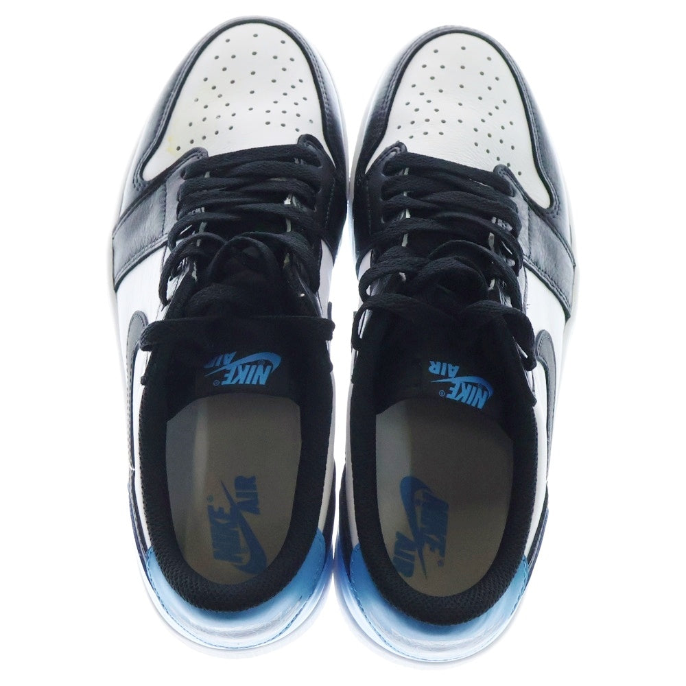 NIKE(ナイキ) AIR JORDAN 1 LOW OG BLACK POWDER BLUE UNC エアジョーダン1 ローカットスニーカー ブルー/ブラック/ホワイト US9.5/27.5cm CZ0790-104