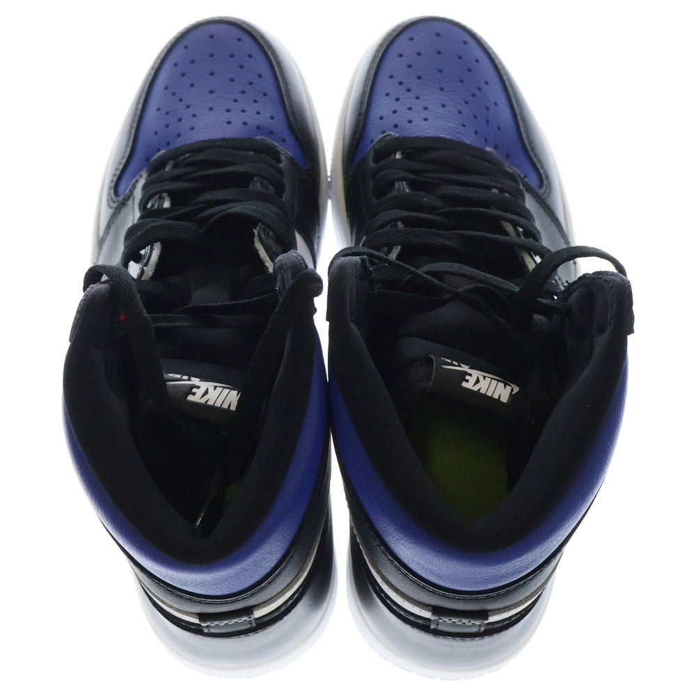 NIKE(ナイキ) AIR JORDAN 1 RETRO HIGH OG ROYAL TOE エア ジョーダン 1 レトロ ロイヤル トゥ ハイカットスニーカー ブルー/ブラック/ホワイト US9.5/27.5cm 555088-041