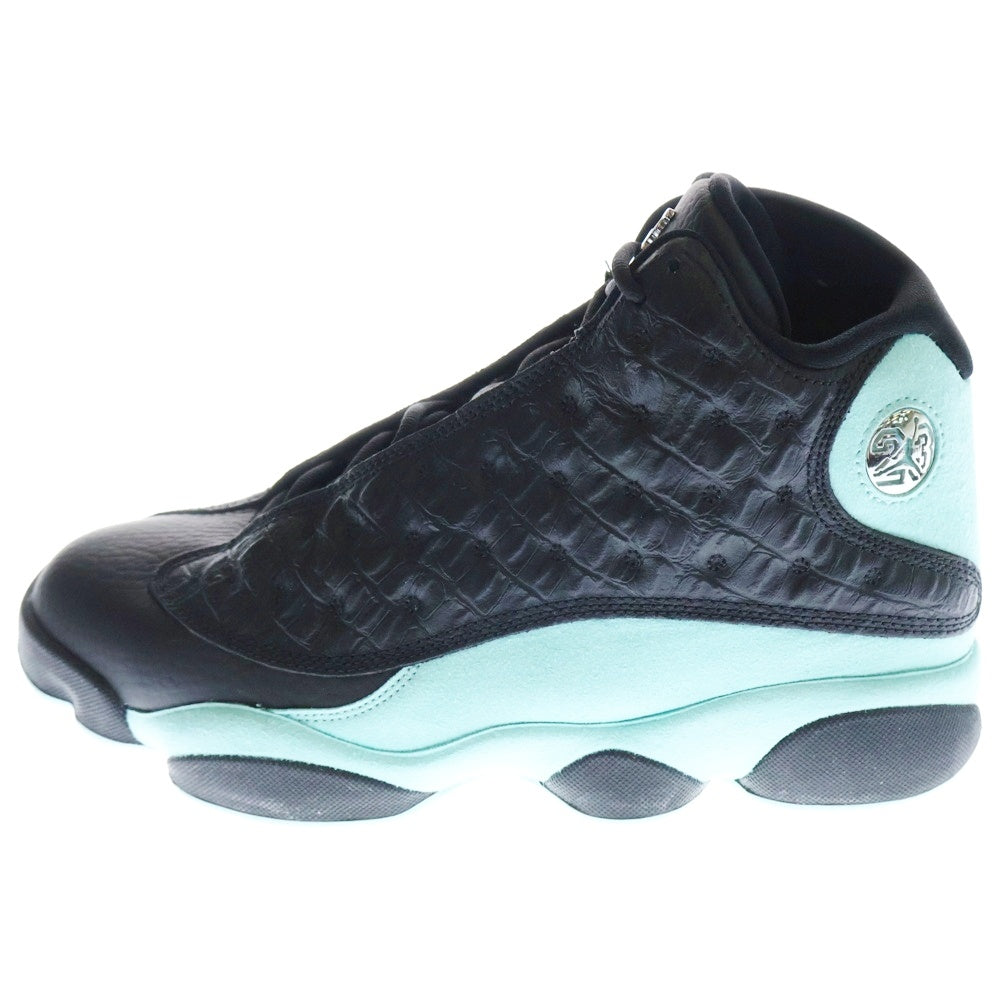 NIKE(ナイキ) AIR JORDAN13 RETRO ISLAND GREEN エアジョーダン13 レトロ ハイカットスニーカー ミントグリーン/ブラック US9.5/27.5cm 414571-030