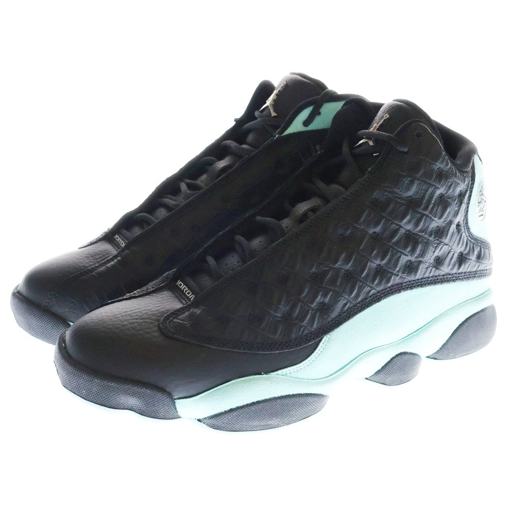 NIKE(ナイキ) AIR JORDAN13 RETRO ISLAND GREEN エアジョーダン13 レトロ ハイカットスニーカー ミントグリーン/ブラック US9.5/27.5cm 414571-030