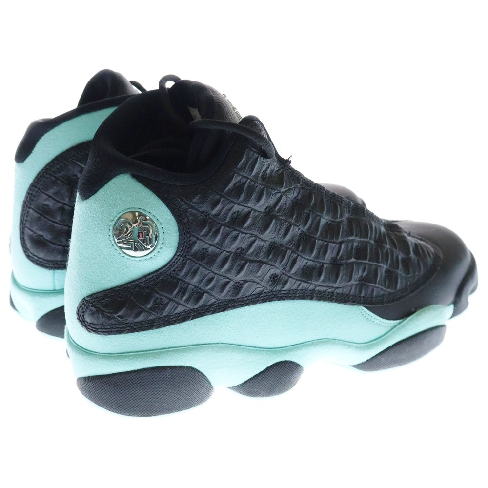 NIKE(ナイキ) AIR JORDAN13 RETRO ISLAND GREEN エアジョーダン13 レトロ ハイカットスニーカー ミントグリーン/ブラック US9.5/27.5cm 414571-030