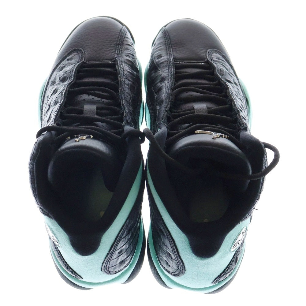 NIKE(ナイキ) AIR JORDAN13 RETRO ISLAND GREEN エアジョーダン13 レトロ ハイカットスニーカー ミントグリーン/ブラック US9.5/27.5cm 414571-030