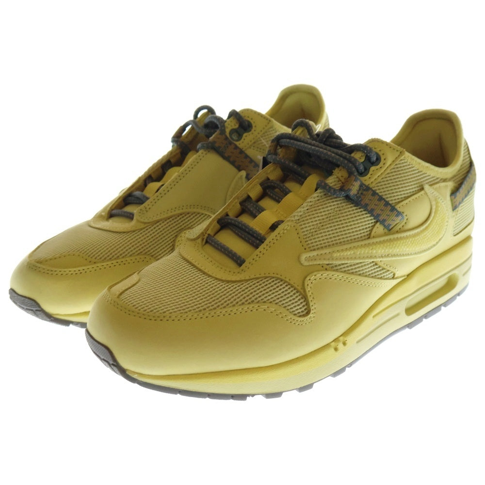 NIKE(ナイキ) ×TRAVIS SCOTT AIR MAX 1 CACTUS GOLD トラヴィススコット エアーマックス1 カクタス ゴールド ローカットスニーカー ベージュ US9.5/27.5cm DO9392-700