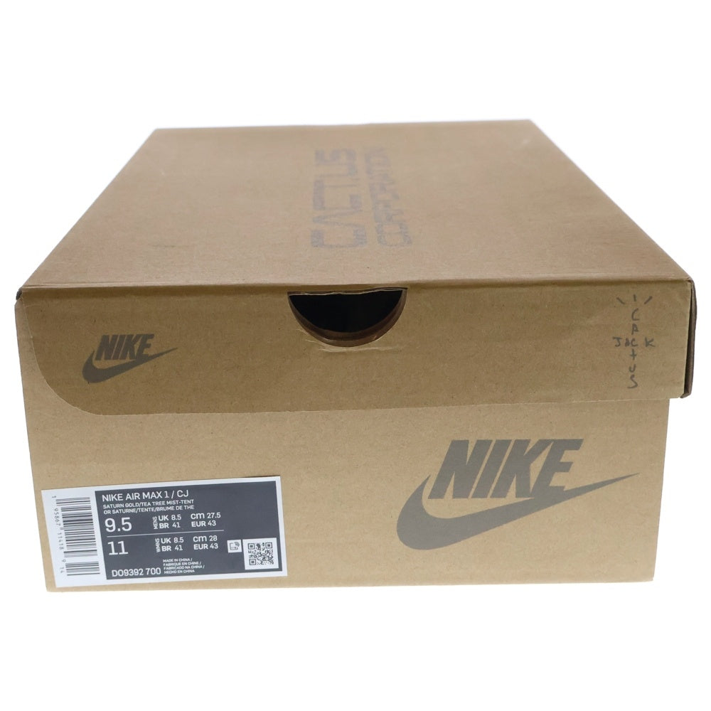 NIKE(ナイキ) ×TRAVIS SCOTT AIR MAX 1 CACTUS GOLD トラヴィススコット エアーマックス1 カクタス ゴールド ローカットスニーカー ベージュ US9.5/27.5cm DO9392-700