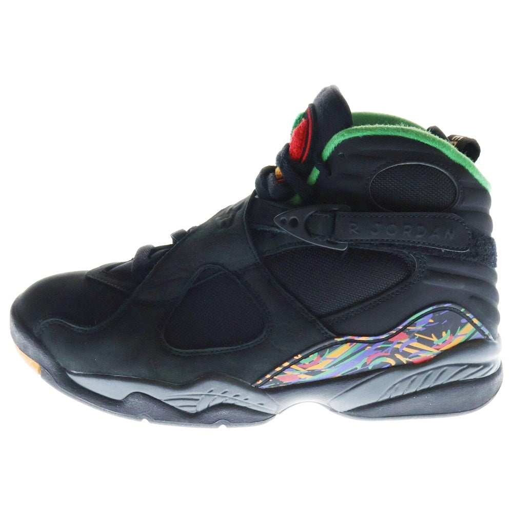 NIKE(ナイキ) AIR JORDAN 8 RETRO BLACK LIGHT CONCORD エアジョーダン8 ライトコンコルド ハイカットスニーカー ブラック US9.5/27.5cm 305381-004