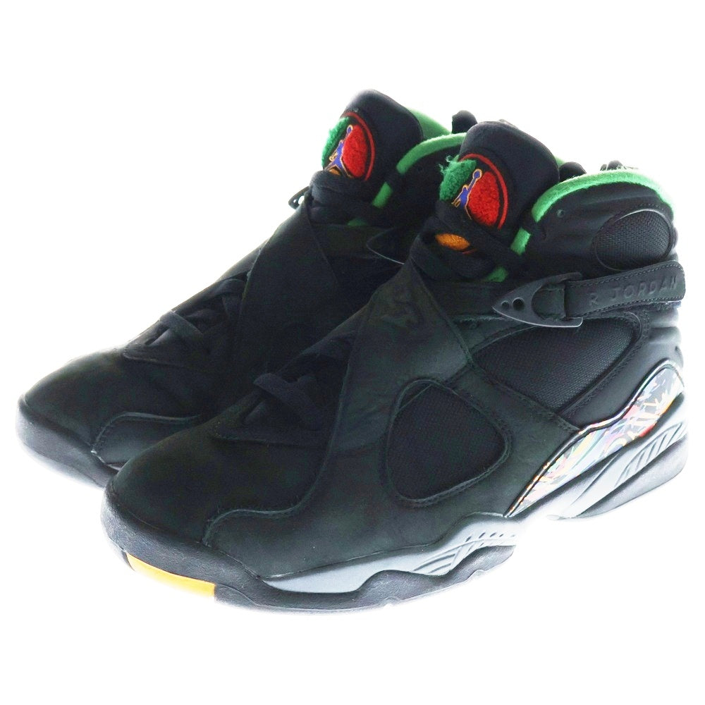 NIKE(ナイキ) AIR JORDAN 8 RETRO BLACK LIGHT CONCORD エアジョーダン8 ライトコンコルド ハイカットスニーカー ブラック US9.5/27.5cm 305381-004