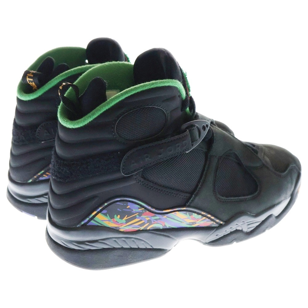 NIKE(ナイキ) AIR JORDAN 8 RETRO BLACK LIGHT CONCORD エアジョーダン8 ライトコンコルド ハイカットスニーカー ブラック US9.5/27.5cm 305381-004