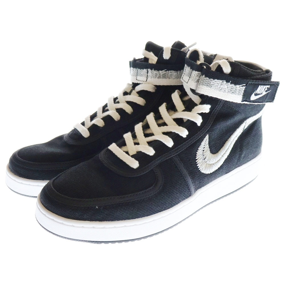 NIKE(ナイキ) ×stussy VANDAL HIGH ステューシー バンダル ハイカットスニーカー ブラック US9.5/27.5cm DX5425-001