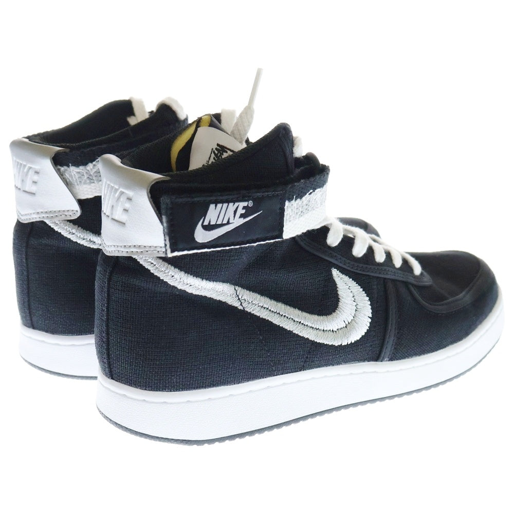 NIKE(ナイキ) ×stussy VANDAL HIGH ステューシー バンダル ハイカットスニーカー ブラック US9.5/27.5cm DX5425-001