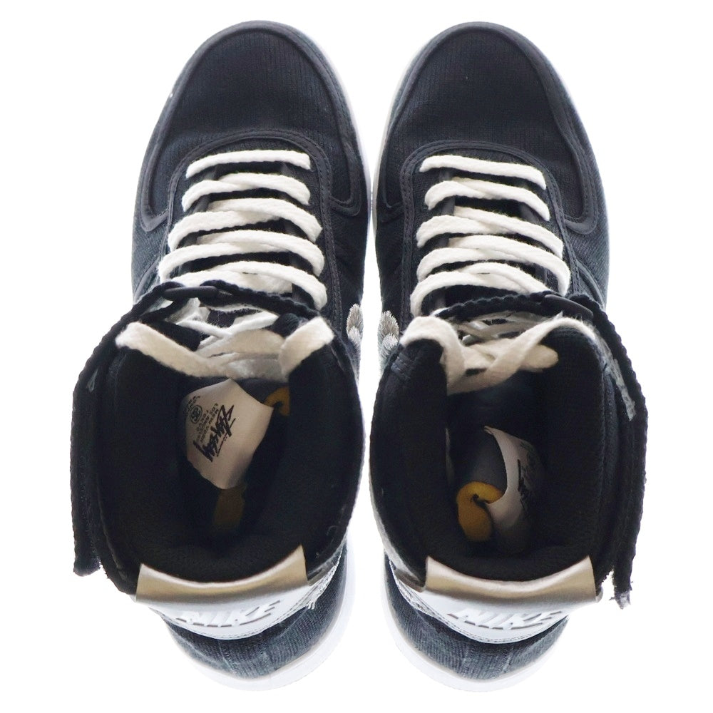 NIKE(ナイキ) ×stussy VANDAL HIGH ステューシー バンダル ハイカットスニーカー ブラック US9.5/27.5cm DX5425-001
