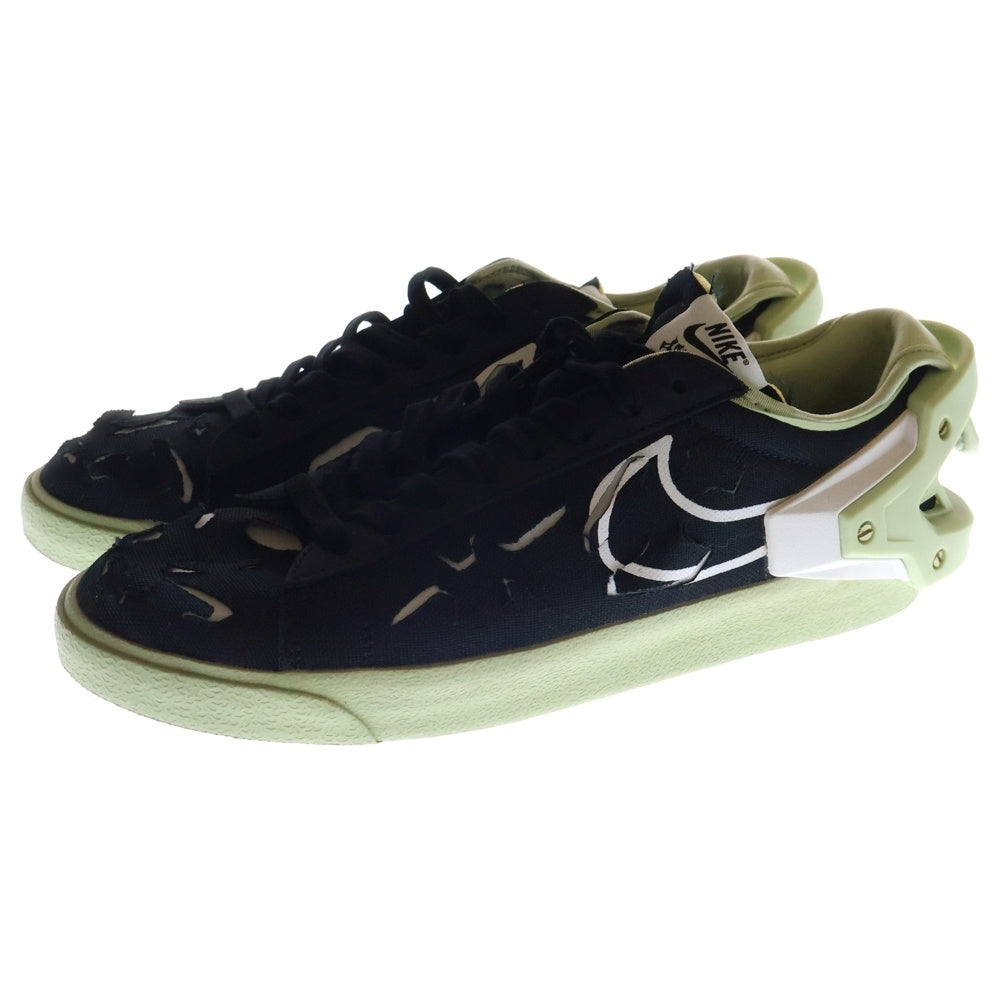 NIKE(ナイキ) ×ACRONYM BLAZER LOW ACRNM アクロニウム ブレーザー ローカットスニーカー ブラック US9.5/27.5cm DO9373-001