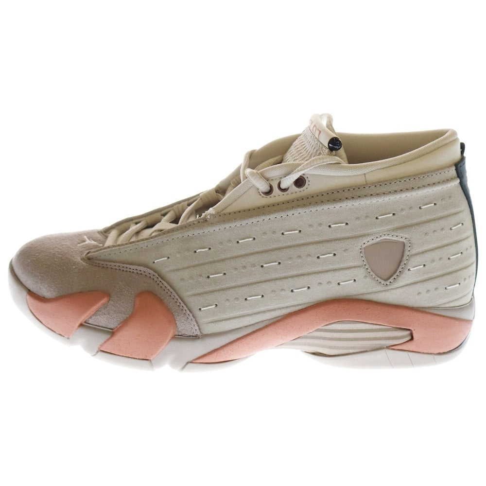 NIKE(ナイキ) ×CLOT AIR JORDAN 14 LOW SP クロット エアジョーダン14 ローカットスニーカー ベージュ US9.5/27.5cm DC9857-200