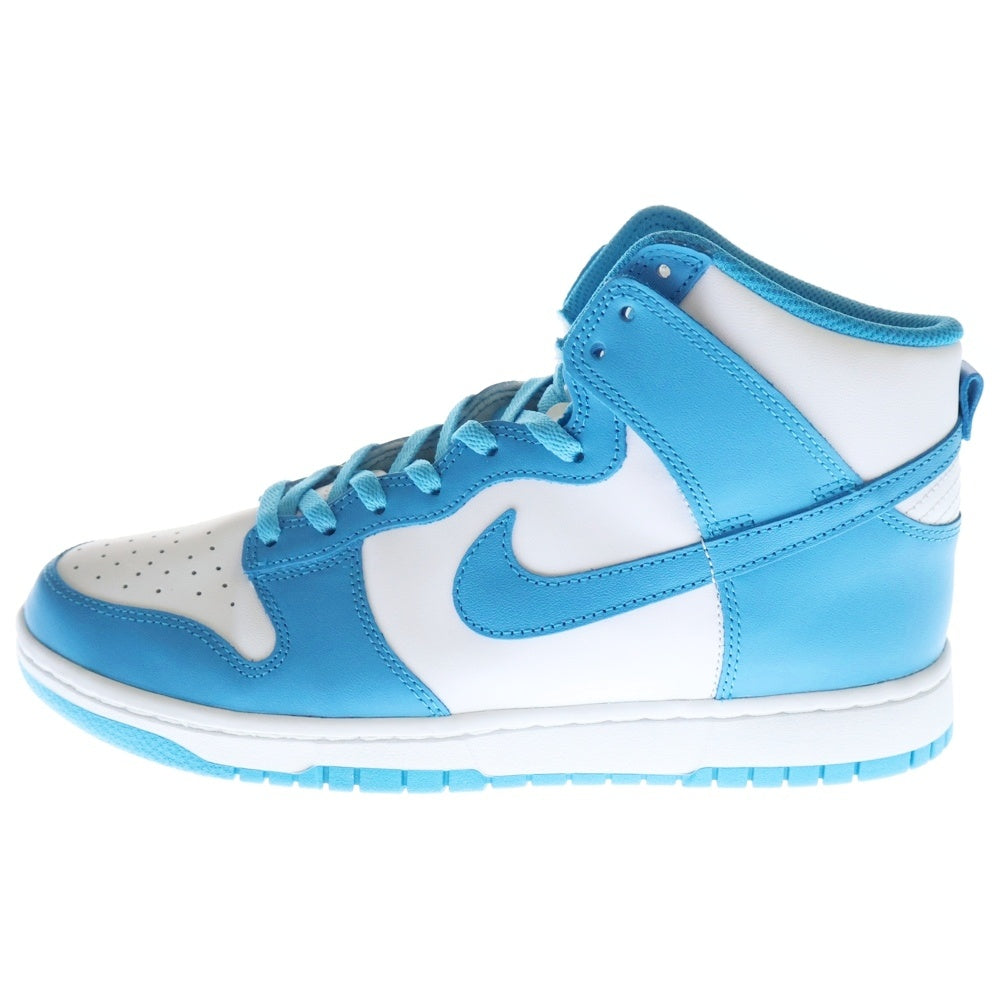 NIKE(ナイキ) DUNK HIGH RETRO CHAMPIONSHIP BLUE ダンク レトロ チャンピオンシップブルー ハイカットスニーカー ホワイト/ブルー US9.5/27.5cm DD1399-400
