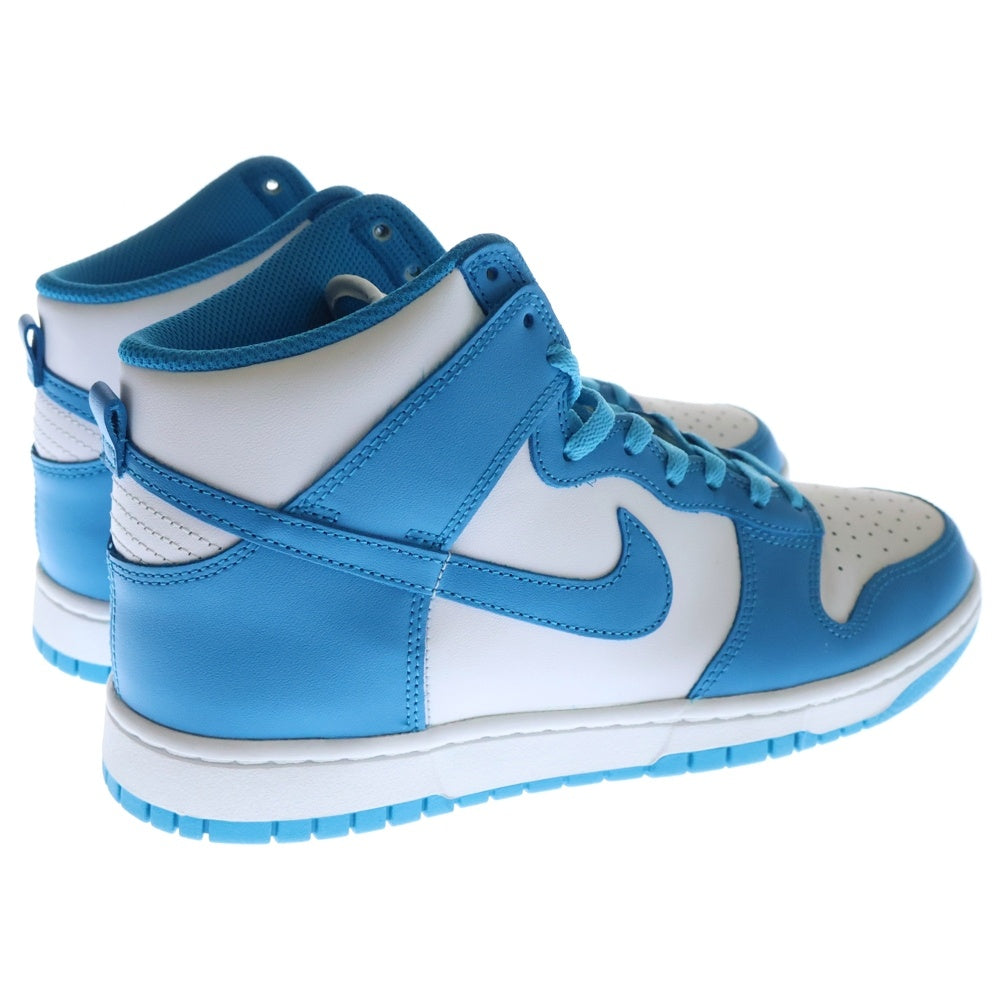 NIKE(ナイキ) DUNK HIGH RETRO CHAMPIONSHIP BLUE ダンク レトロ チャンピオンシップブルー ハイカットスニーカー ホワイト/ブルー US9.5/27.5cm DD1399-400