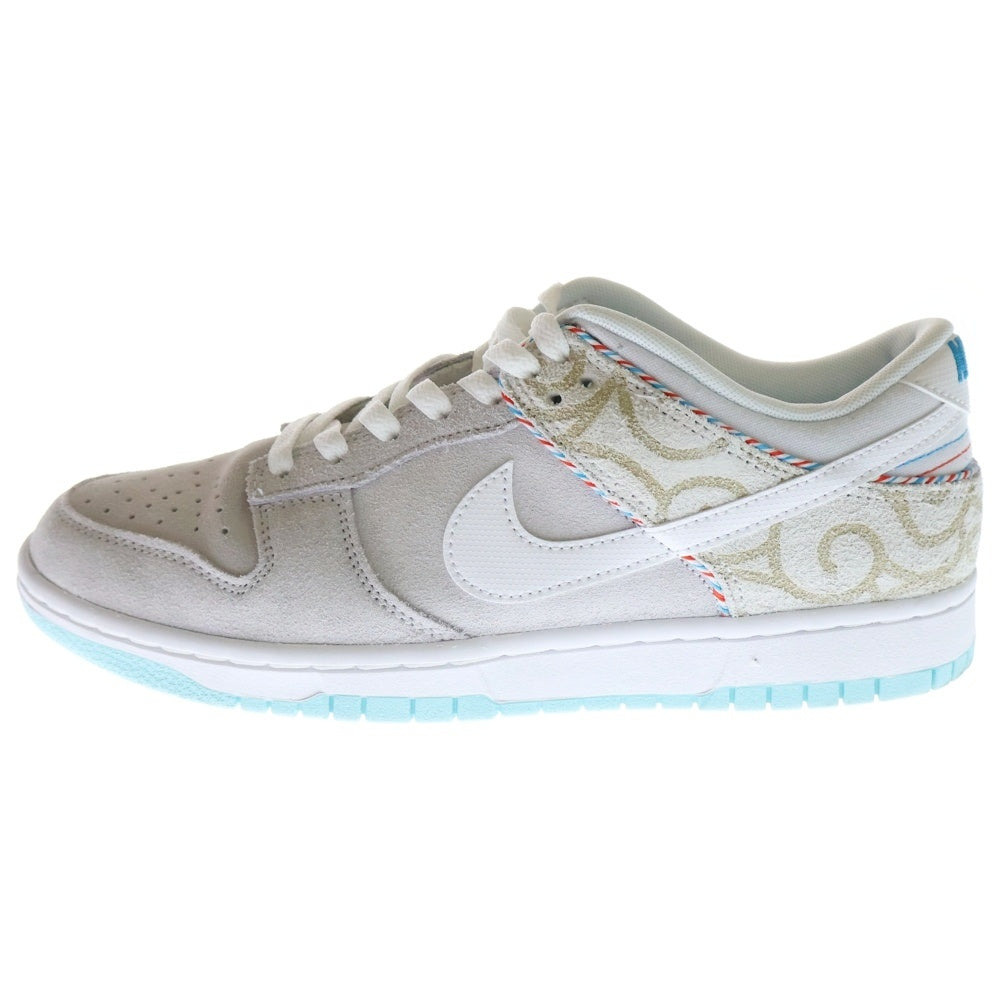 NIKE(ナイキ) DUNK LOW BARBER SHOP GREY ダンク バーバーショップ ローカットスニーカー グレー US9.5/27.5cm DH7614-500