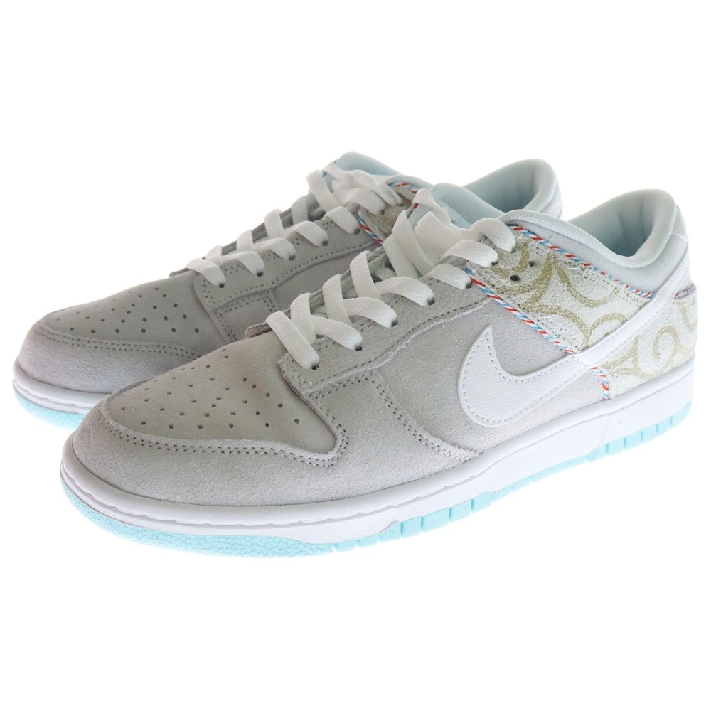 NIKE(ナイキ) DUNK LOW BARBER SHOP GREY ダンク バーバーショップ ローカットスニーカー グレー US9.5/27.5cm DH7614-500