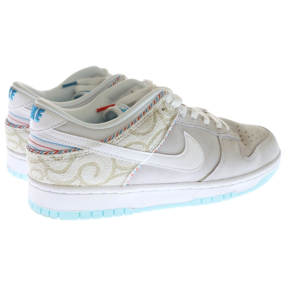 NIKE(ナイキ) DUNK LOW BARBER SHOP GREY ダンク バーバーショップ ローカットスニーカー グレー US9.5/27.5cm DH7614-500