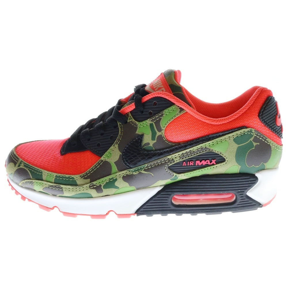 NIKE(ナイキ) ×atmos AIR MAX 90 PREMIUM DUCK CAMO アトモス エアマックス90 プレミアム リバースダックカモ ローカットスニーカー マルチ US9.5/27.5cm CW6024-600