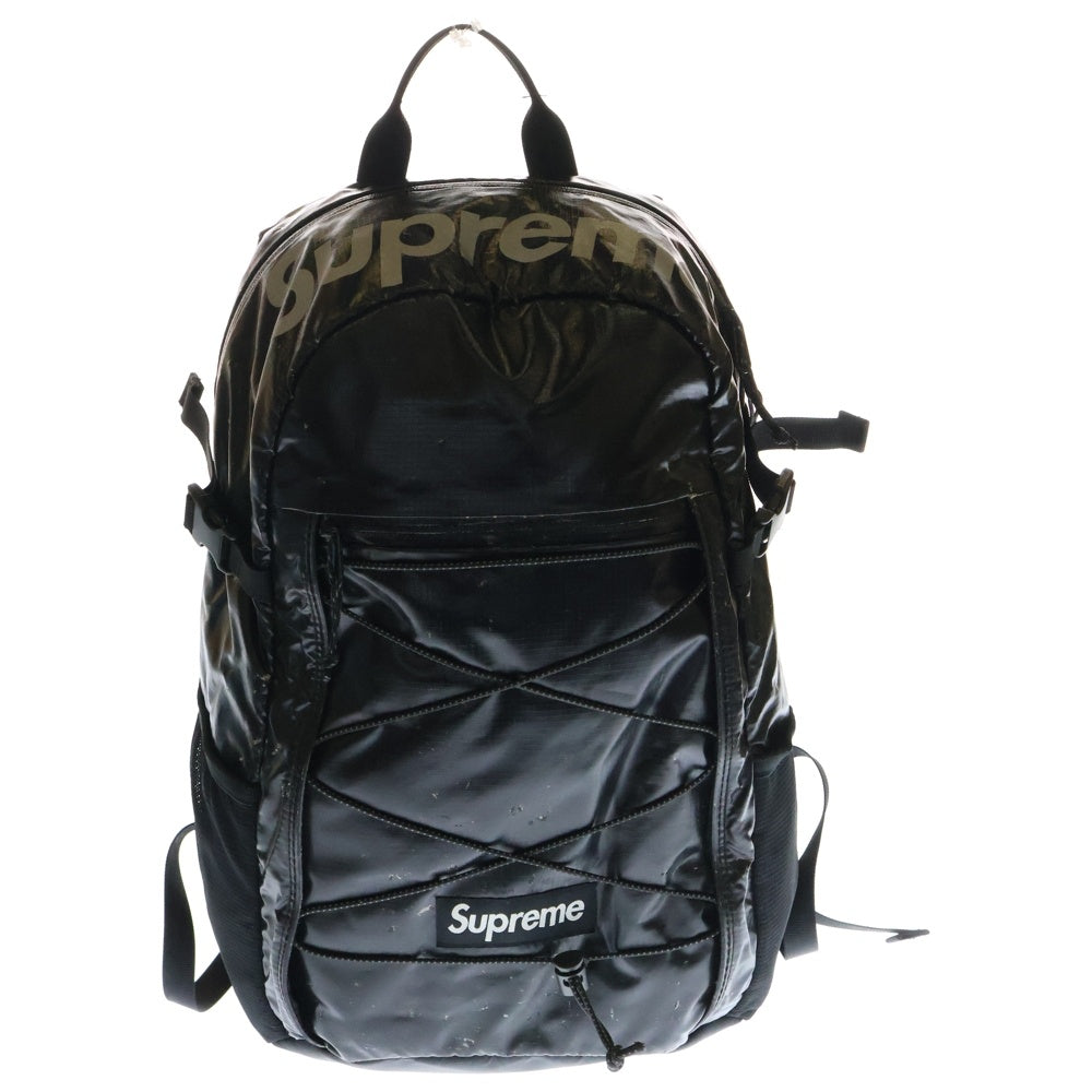 SUPREME(シュプリーム) 17AW Backpack シャイニー リップストップ バックパック ブラック