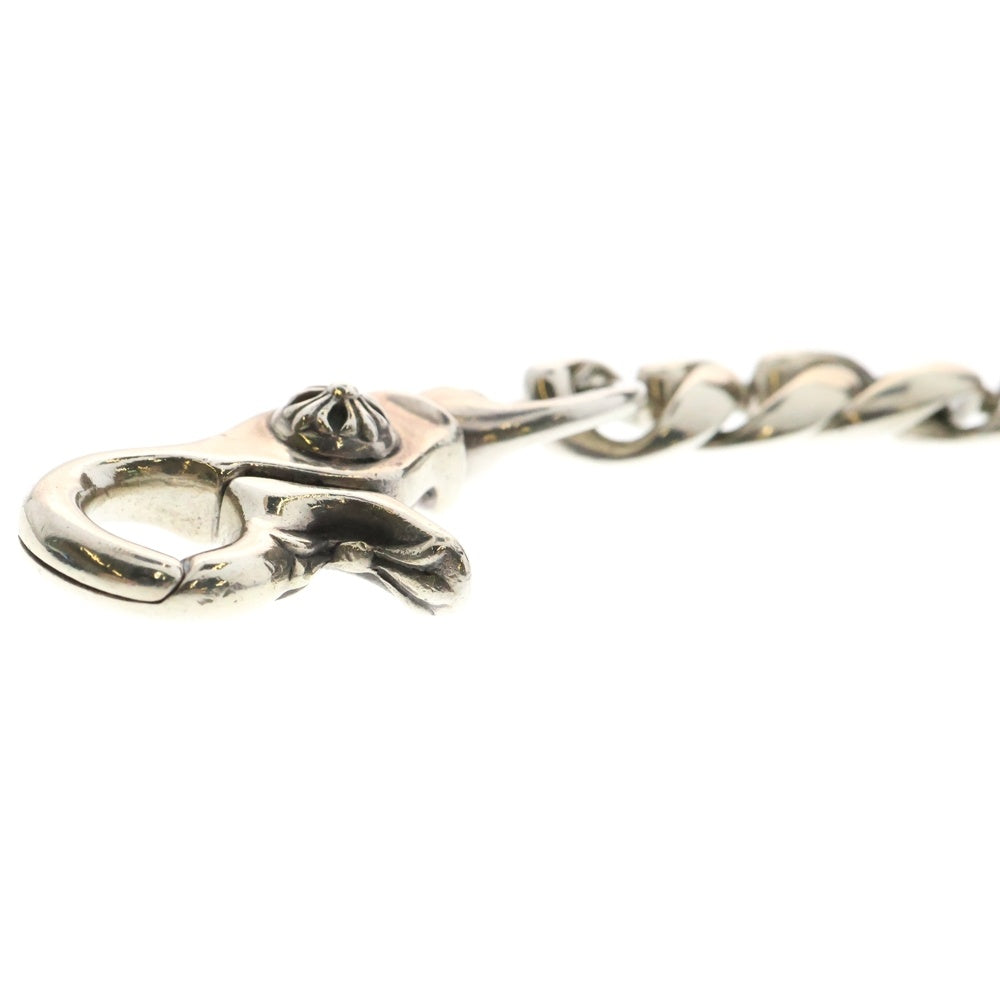 CHROME HEARTS(クロムハーツ) CLASSIC SHORT-T/ 2クリップショートクラシック ウォレットチェーン シルバー BCA068