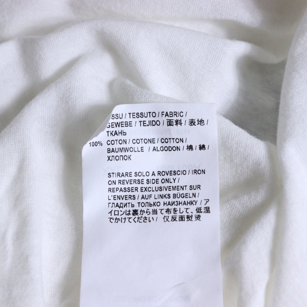 SAINT LAURENT PARIS(サンローランパリ) パームツリー プリント クルーネック 半袖Tシャツ カットソー ホワイト 603285 YBPA2