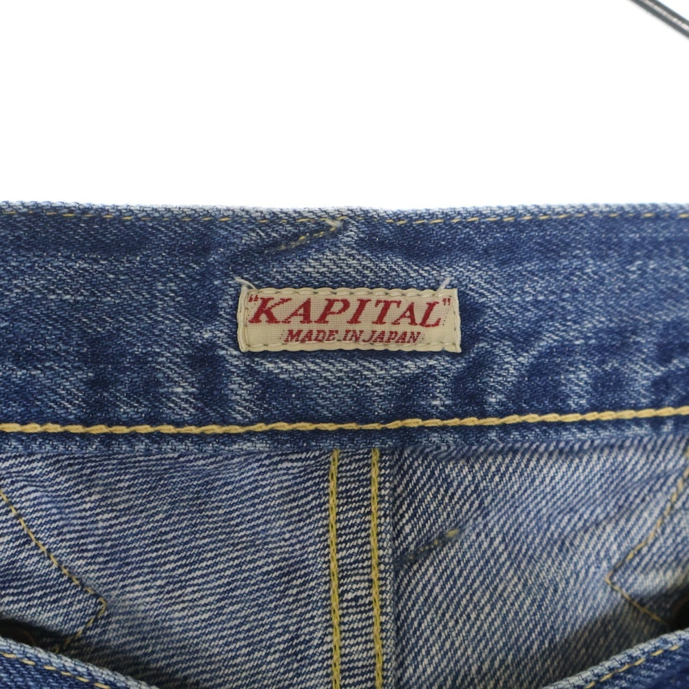 KAPITAL(キャピタル) 12ozデニムハカマパンツ ジーンズ シンチバック ボタンフライ インディゴ K1501LP101