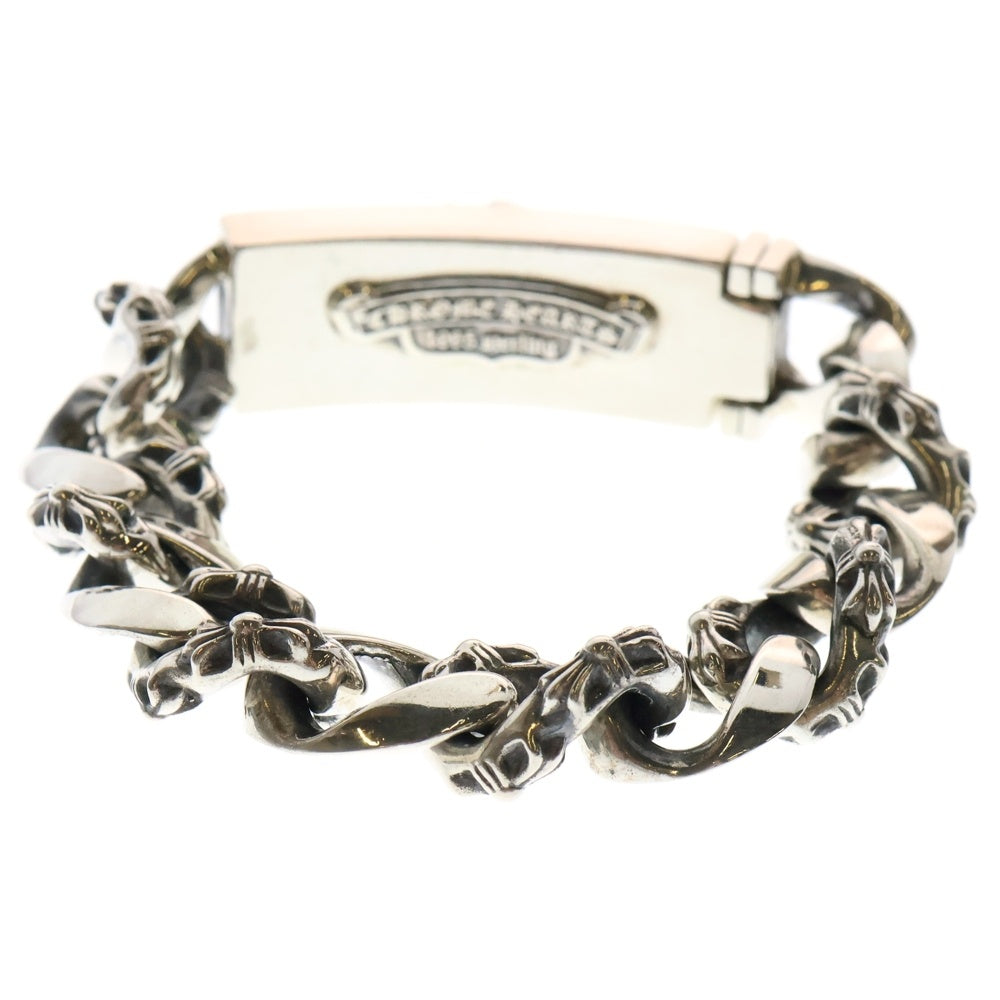 CHROME HEARTS(クロムハーツ) ID DAGGER AFTER P/D ダガーIDファンシー アフターPAVEダイヤ ブレスレット シルバー 12LINK