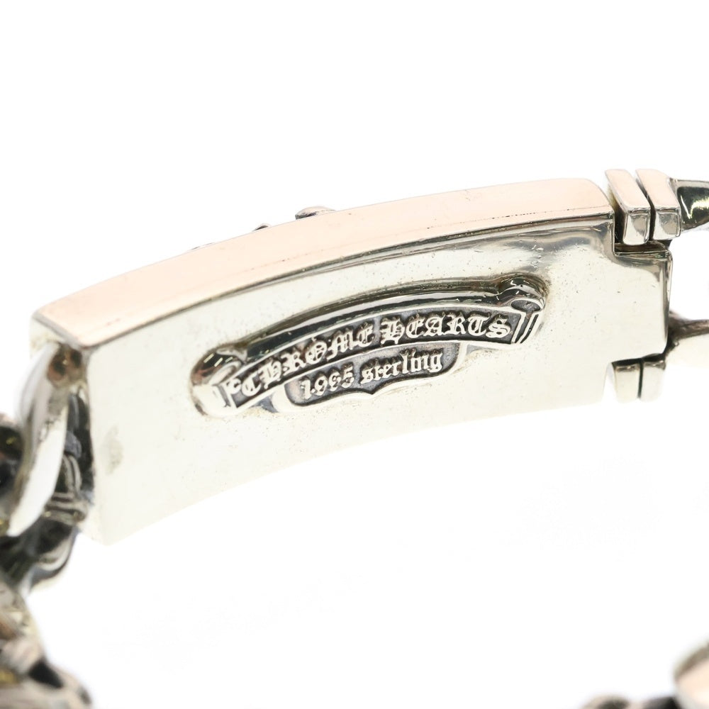 CHROME HEARTS(クロムハーツ) ID DAGGER AFTER P/D ダガーIDファンシー アフターPAVEダイヤ ブレスレット シルバー 12LINK