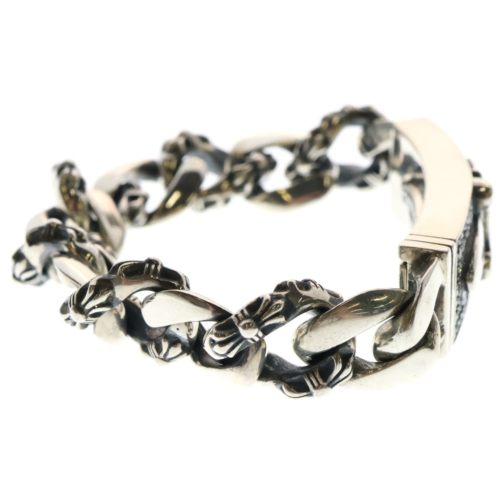 CHROME HEARTS(クロムハーツ) ID DAGGER AFTER P/B/D ダガーIDファンシーブレスレット アフターPAVEダイヤ/ブラックダイヤ ブレスレット シルバー 12LINK