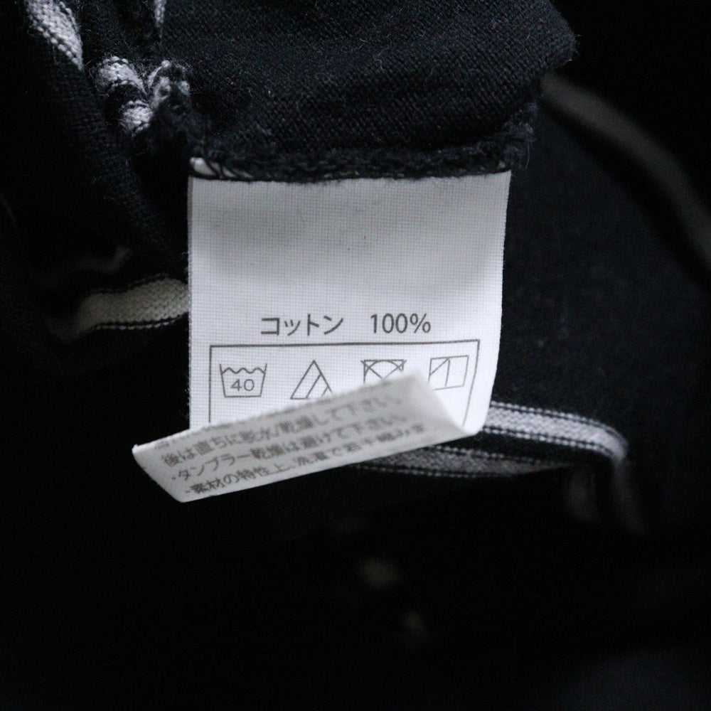 COOTIE PRODUCTIONS(クーティー プロダクションズ) 24AW Border L/S Polo ボーダーロングスリーブポロシャツ ブラック CTE-24A305