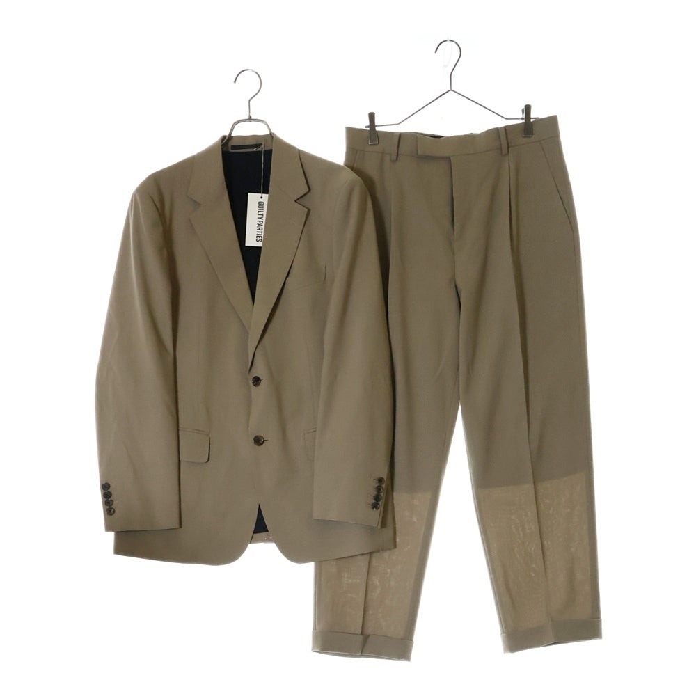 WACKO MARIA(ワコマリア) 23SS DORMEUIL SINGLE BREASTED JACKET/PLEATED TROUSERS TYPE-2 セットアップ スーツ 23SS-WMO-SU04 23SS-WMP-TR07