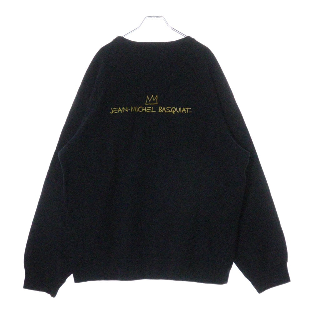 WACKO MARIA(ワコマリア) 22SS JEAN-MICHEL BASQUIAT / WASHED HEAVY WEIGHT CREW NECK SWEAT SHIRT バスキア ウォッシュドヘビーウェイト スウェットシャツ トレーナーBASQUIAT-WM-SS02
