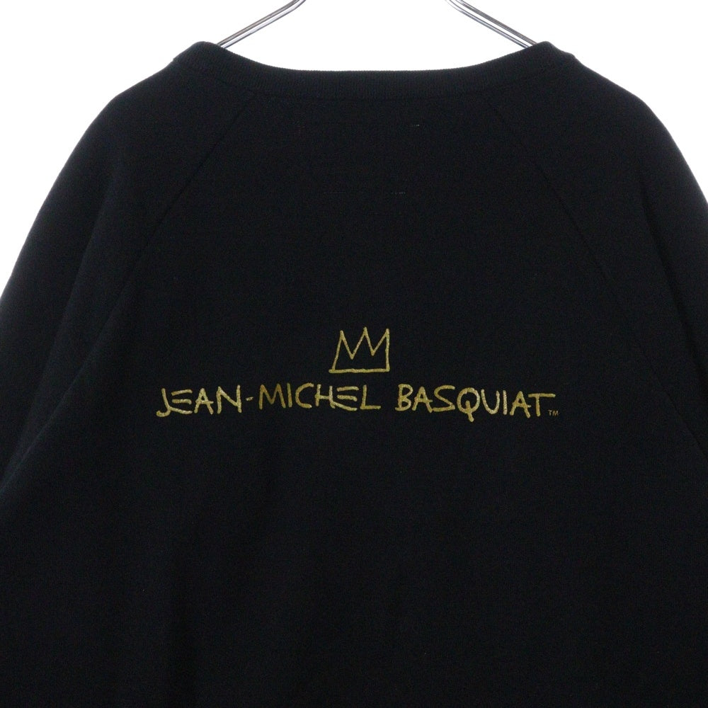 WACKO MARIA(ワコマリア) 22SS JEAN-MICHEL BASQUIAT / WASHED HEAVY WEIGHT CREW NECK SWEAT SHIRT バスキア ウォッシュドヘビーウェイト スウェットシャツ トレーナーBASQUIAT-WM-SS02