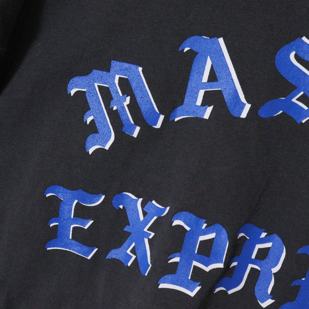 MASSES(マシス) T-SHIRT L/S EXPRESS エクスプレス クルー プリント 長袖Tシャツ ロンT グレー