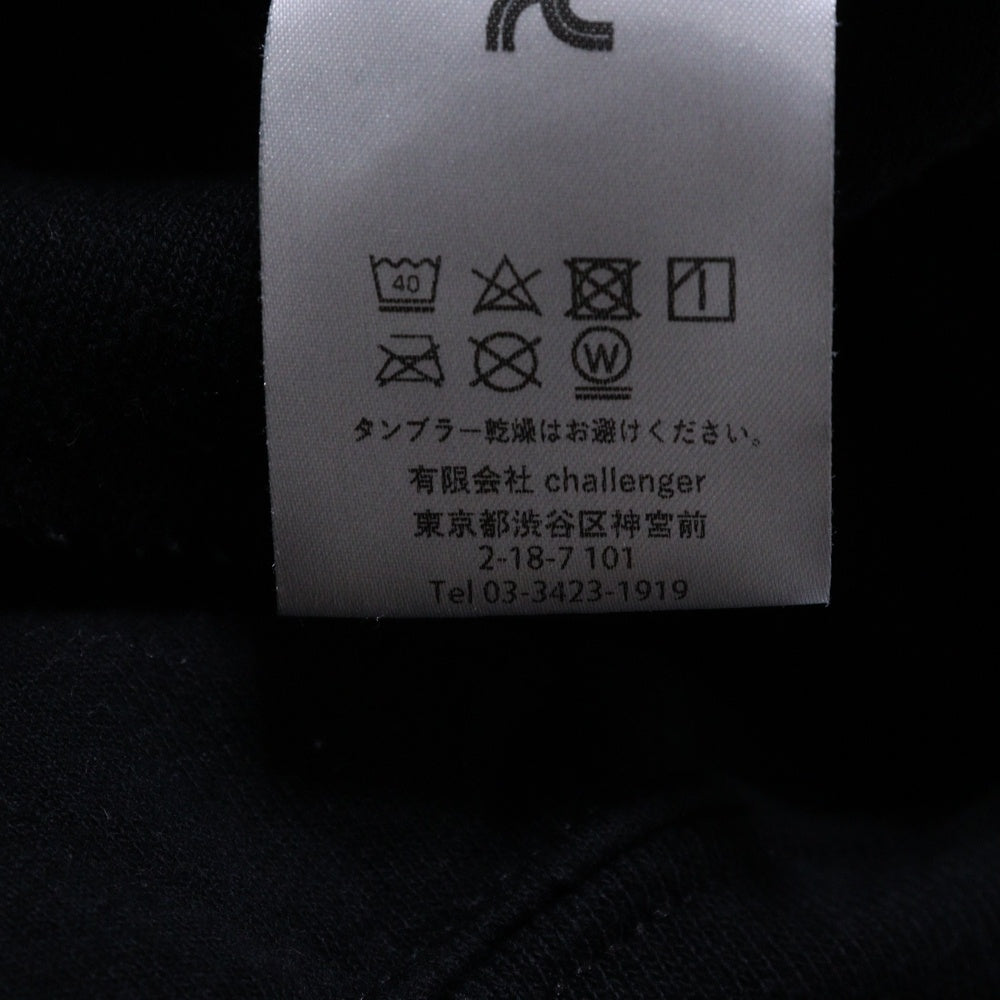 CHALLENGER(チャレンジャー) FACE C/N SWEAT フェイススウェットシャツ トレーナー ブラック CLG-SW 023-001