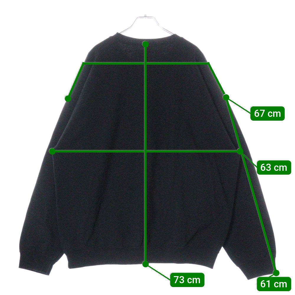 CHALLENGER(チャレンジャー) FACE C/N SWEAT フェイススウェットシャツ トレーナー ブラック CLG-SW 023-001
