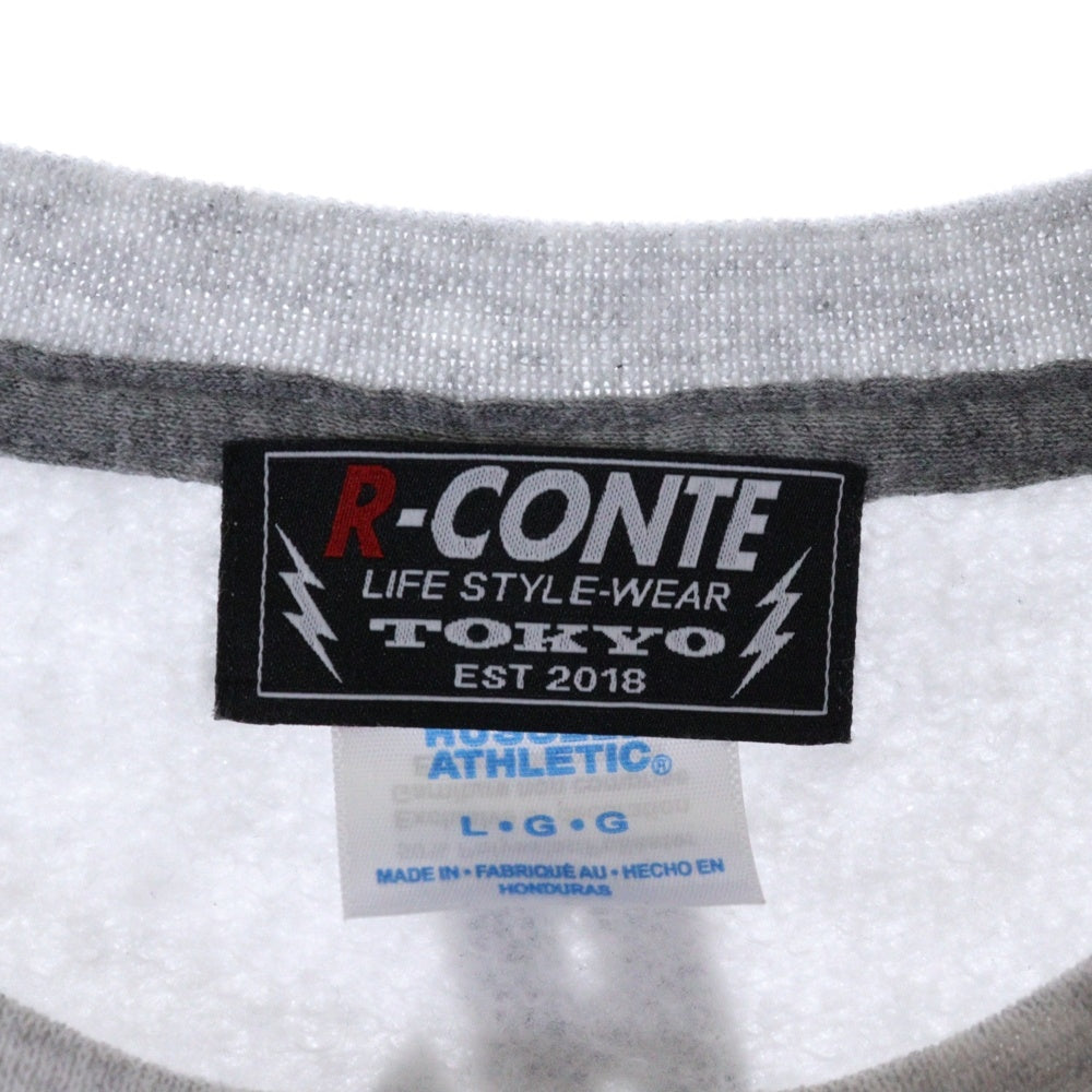 Rconte(アールカンテ) ×BROTURES College Sweatshirts RUSSELL ATHLETIC ブローチャーズ カレッジスウェットシャツ トレーナー グレー