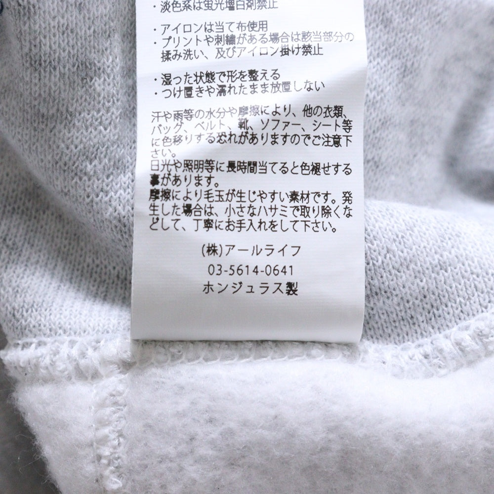 Rconte(アールカンテ) ×BROTURES College Sweatshirts RUSSELL ATHLETIC ブローチャーズ カレッジスウェットシャツ トレーナー グレー