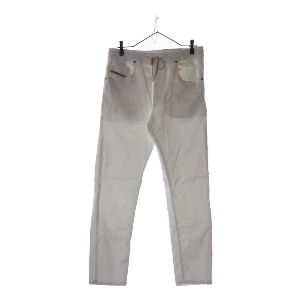 DIESEL(ディーゼル) Tapered 2030 D-Krooley Joggjeans テーパード ジョガーズ デニムパンツ ホワイト 068HV