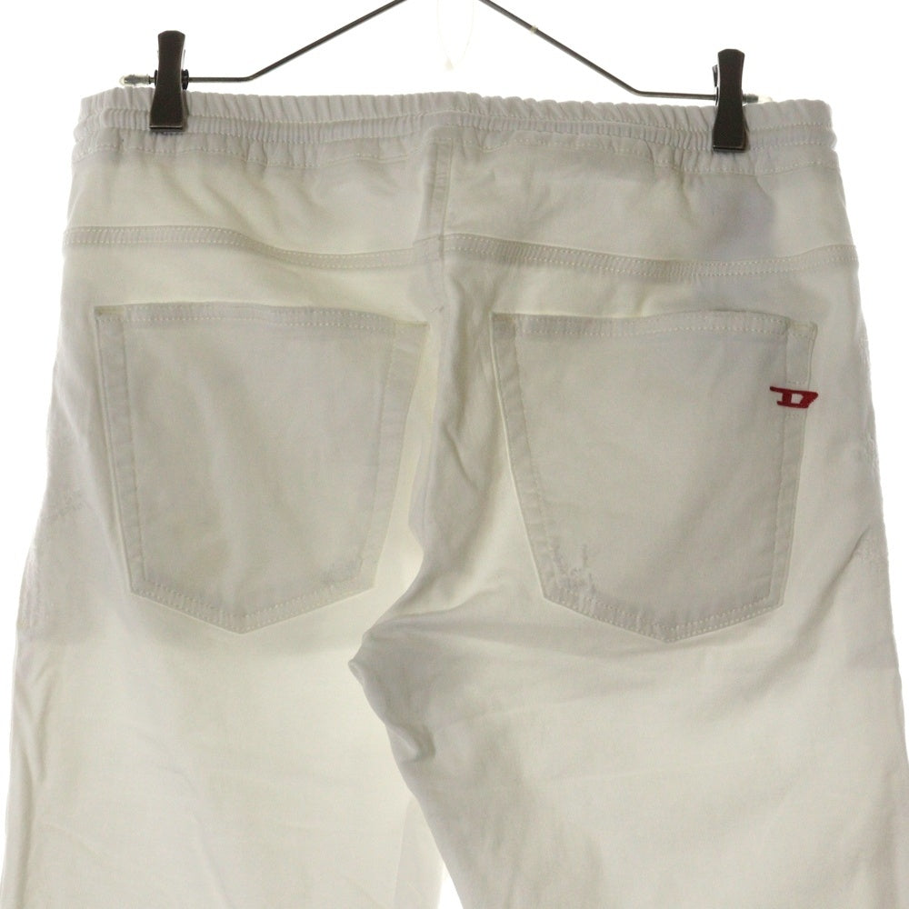 DIESEL(ディーゼル) Tapered 2030 D-Krooley Joggjeans テーパード ジョガーズ デニムパンツ ホワイト 068HV