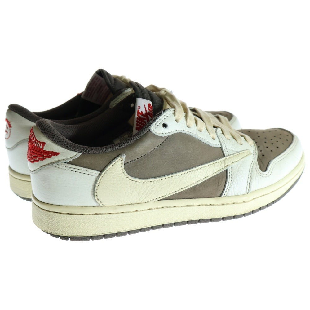 NIKE(ナイキ) ×TRAVIS SCOTT AIR JORDAN 1 LOW OG REVERSE MOCHA トラヴィススコット エアジョーダン1 ローカットスニーカー リバースモカ ブラウン US7.5/25.5cm DM7866-162