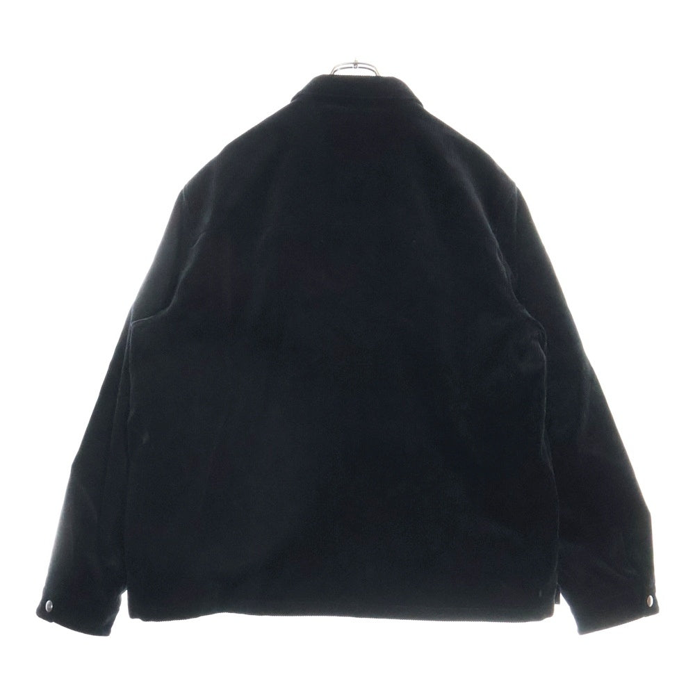 PRADA(プラダ) トライアングルプレートサンドベージュコーデュロイジャケット ブラック SC798 S000 144R