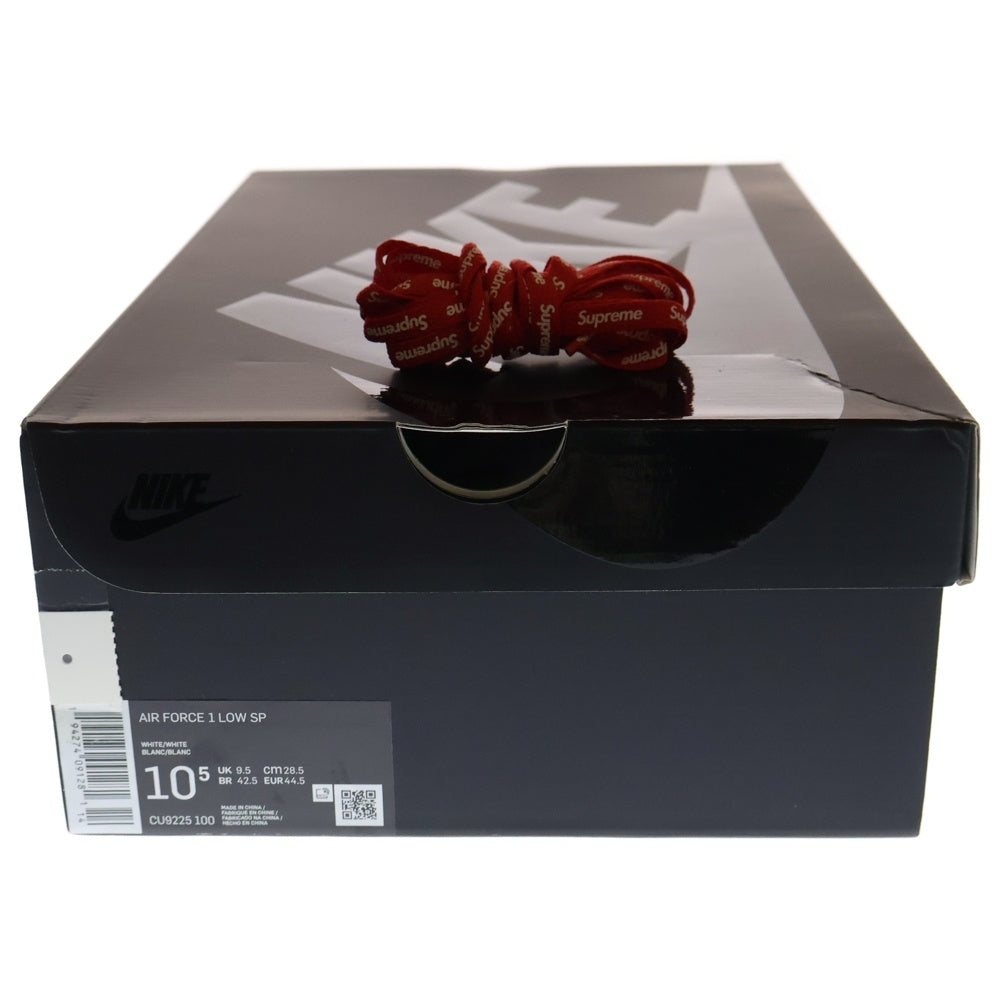 NIKE(ナイキ) ×SUPREME AIR FORCE 1 LOW シュプリーム エアフォース ローカットスニーカー ホワイト US10.5/28.5cm CU9225-100
